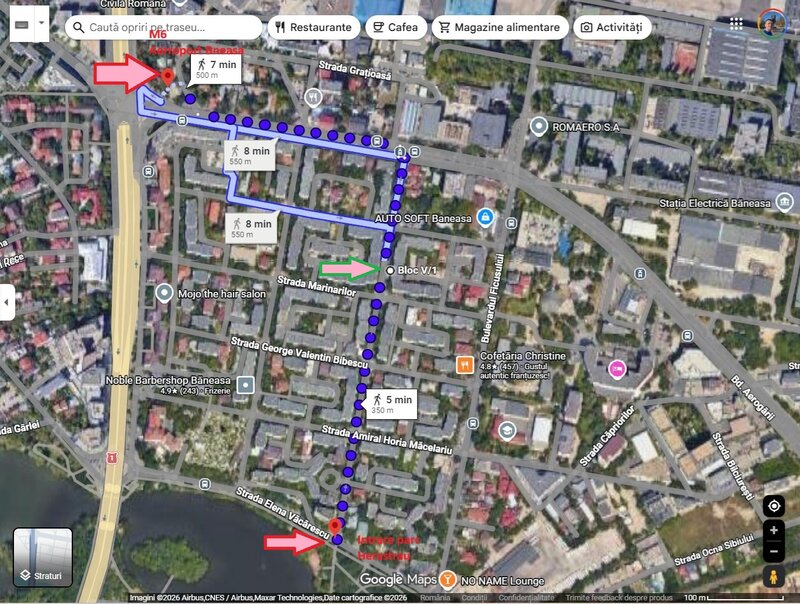 Herastrau, proprietar, 2 camere decomandat,  350m, 500m m6, etaj 2/4,