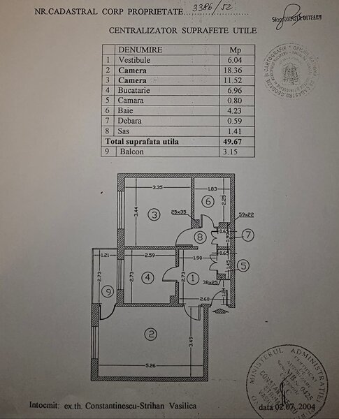 Herastrau, proprietar, 2 camere decomandat,  350m, 500m m6, etaj 2/4,